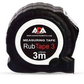 Рулетка измерительная ADA RubTape 3 3м х 16мм с фиксатором А00155 — Фото 1