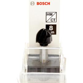 Фреза Bosch HM пазовая галтельная 8х13х8мм (369) — Фото 1