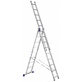 Лестница алюминиевая Алюмет трехсекционная 3x9 ступеней (5309)