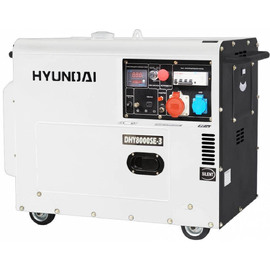 Дизельный генератор HYUNDAI DHY 8000SE-3 — Фото 1
