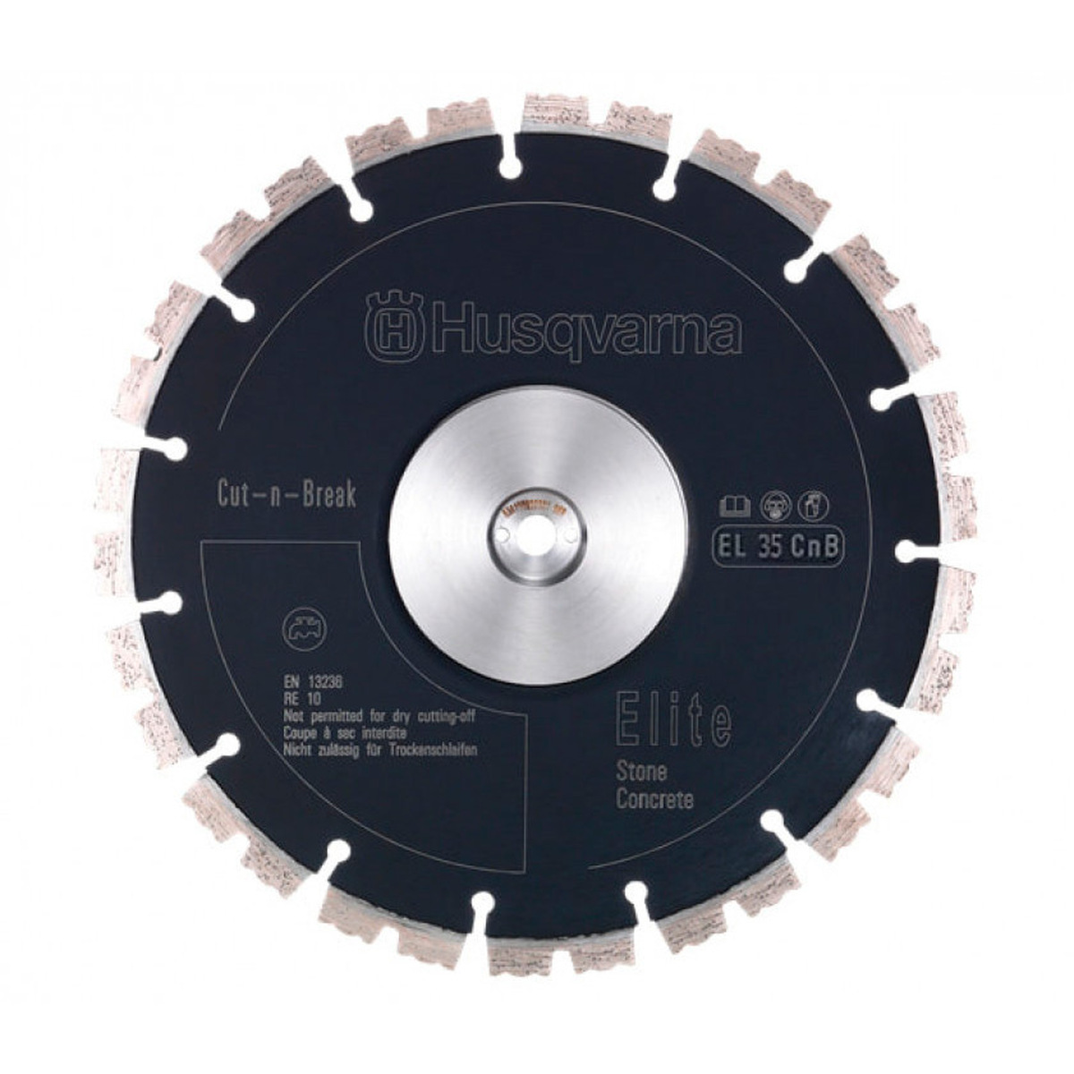Комплект алмазных дисков по бетону Husqvarna EL35CNB 230х25.4мм 2шт (5748362-02) — Фото 1