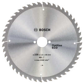 Диск пильный по дереву Bosch Optiline ECO 230х30мм 48T (794) — Фото 1