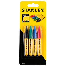 Набор маркеров STANLEY MINI цветные 4шт 2-47-329 — Фото 1