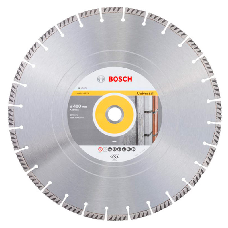 Диск алмазный по бетону и кирпичу Bosch Stf Universal 400x25.4мм (073) — Фото 3